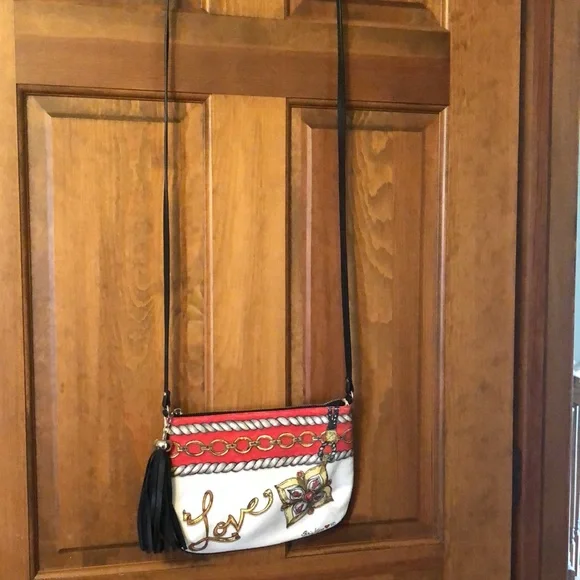 Brighton Glitter and Glow Crossbody Bag with tassel - Picture 3 of 8